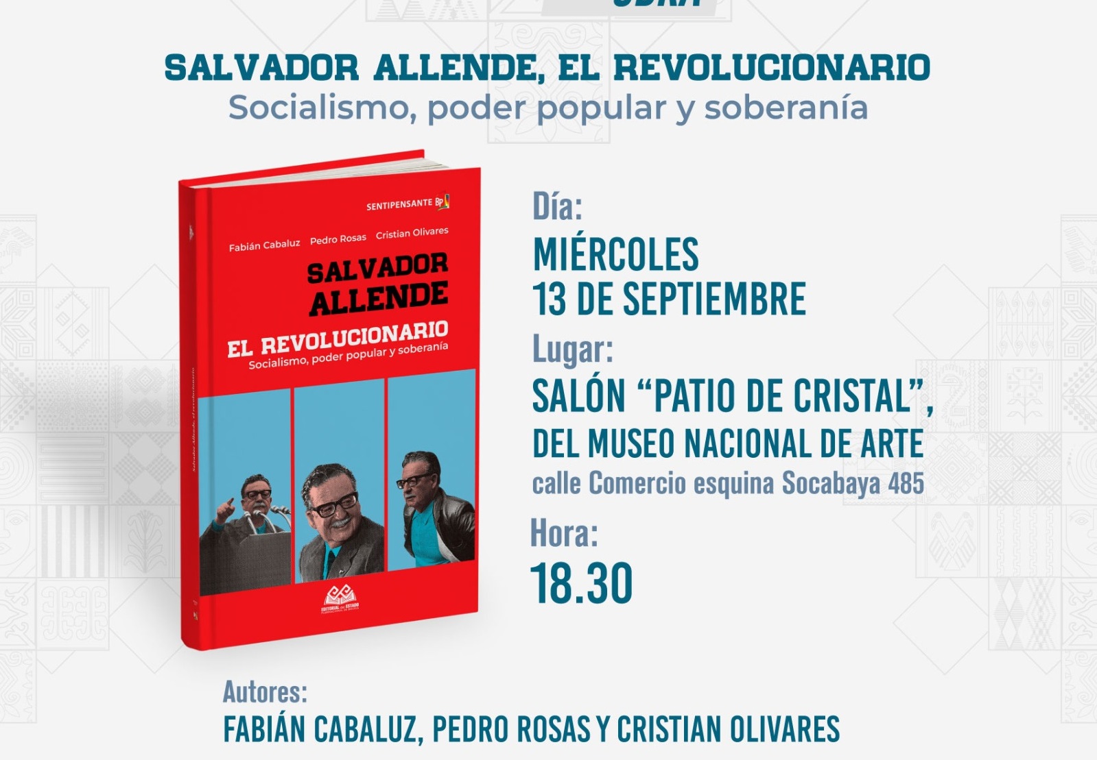 Editorial del Estado presenta “Salvador Allende, el revolucionario” para las nuevas generaciones de América Latina