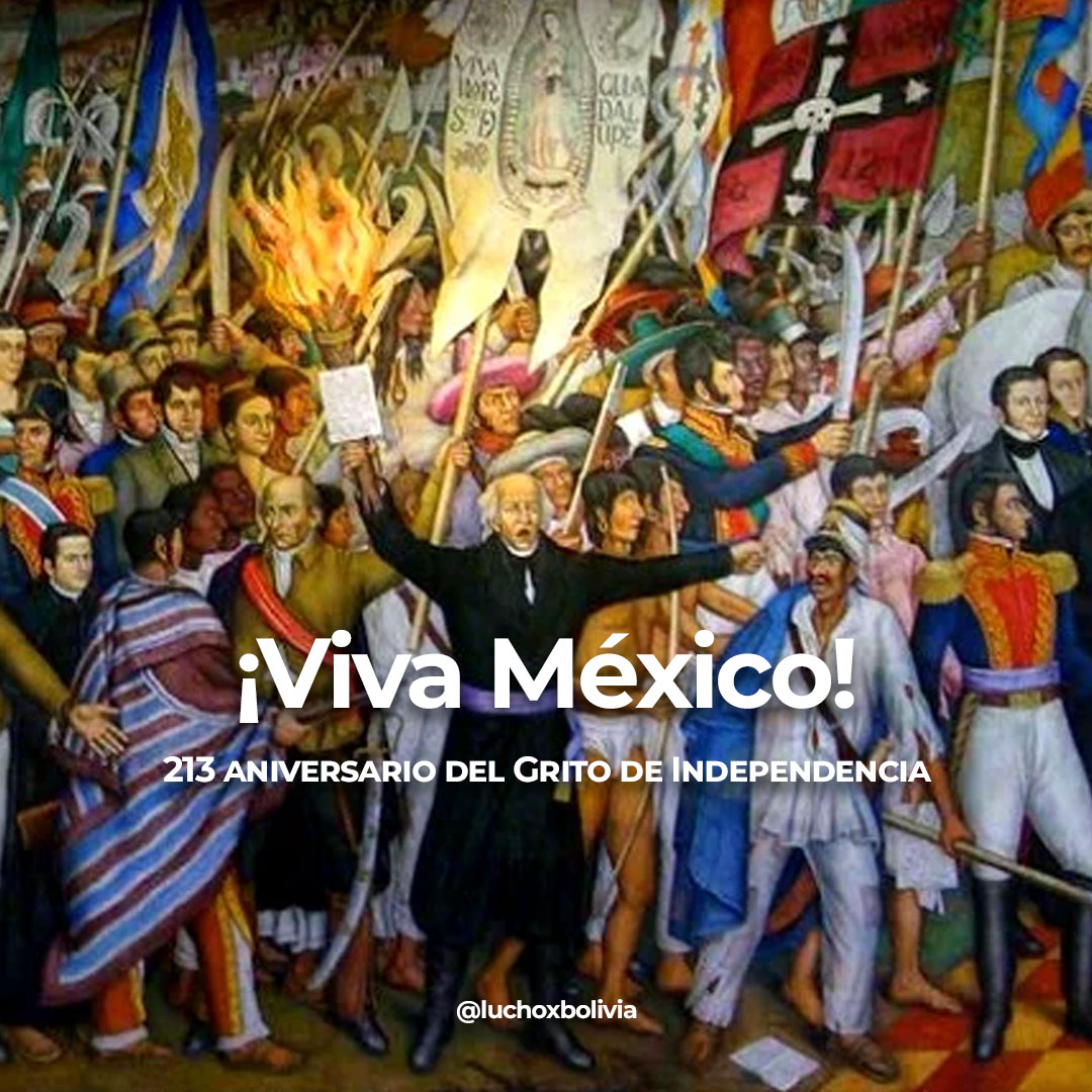 Presidente saluda a México por el 213 aniversario del Grito de su Independencia