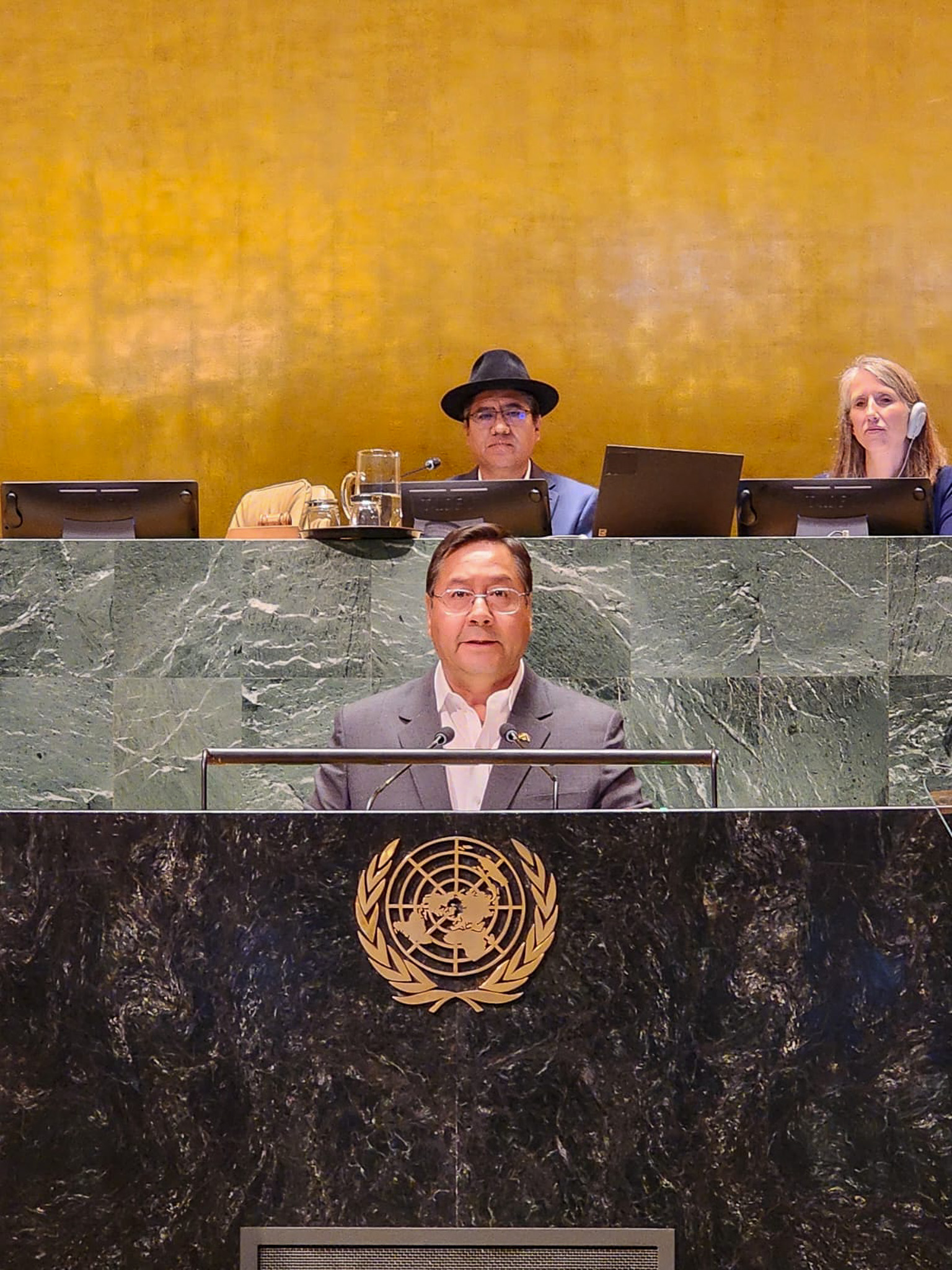 Embajador boliviano Diego Pary preside el 78º período de sesiones de la Asamblea General de las Naciones Unidas