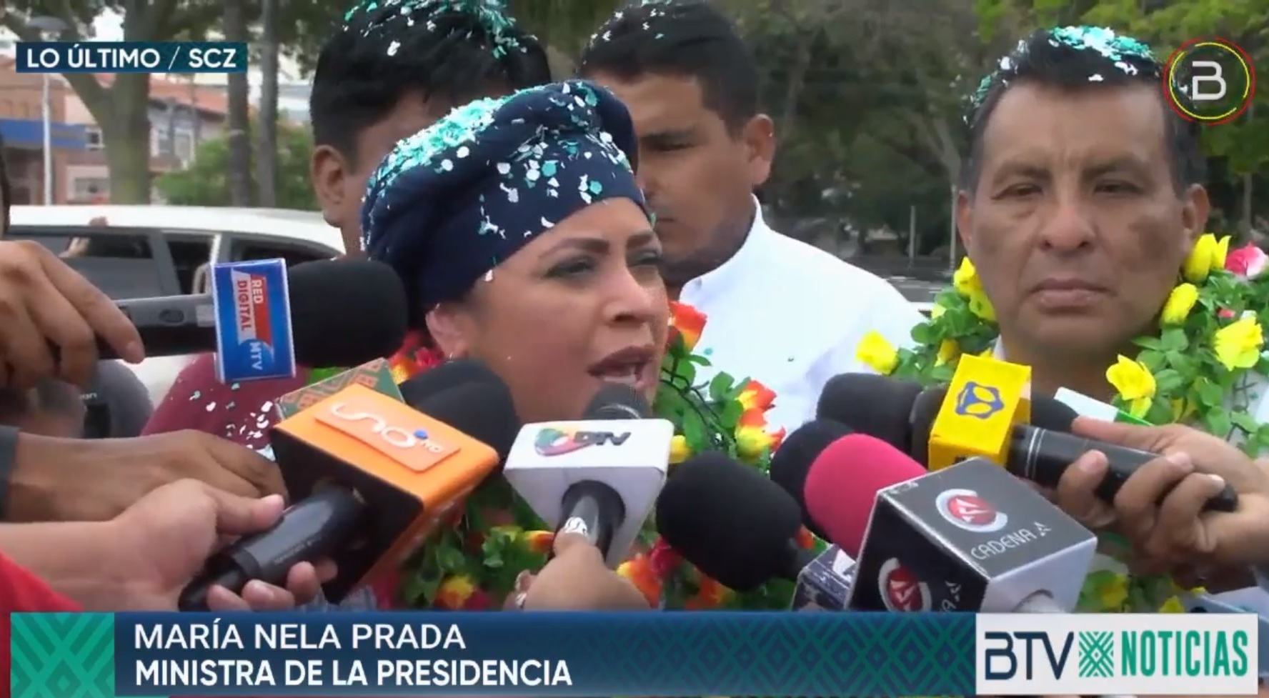 Ministra Prada: Más allá de la invitación o no, estamos trabajando por el pueblo de Santa Cruz