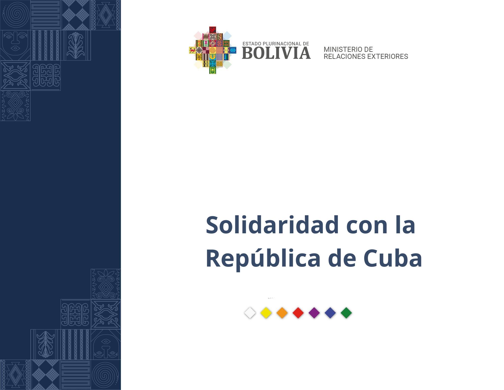 Cancillería expresa solidaridad a Cuba por el atentado a su embajada en Estados Unidos 