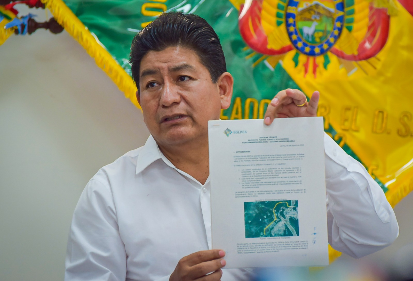 Bolivia espera “respuesta positiva” de Brasil en reunión sobre el puente binacional