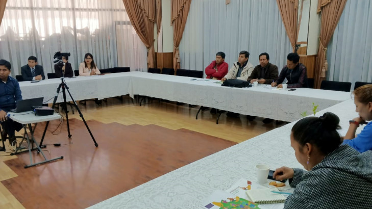 Agrupaciones ciudadanas y organizaciones indígenas de Potosí se informan sobre fortalecimiento público