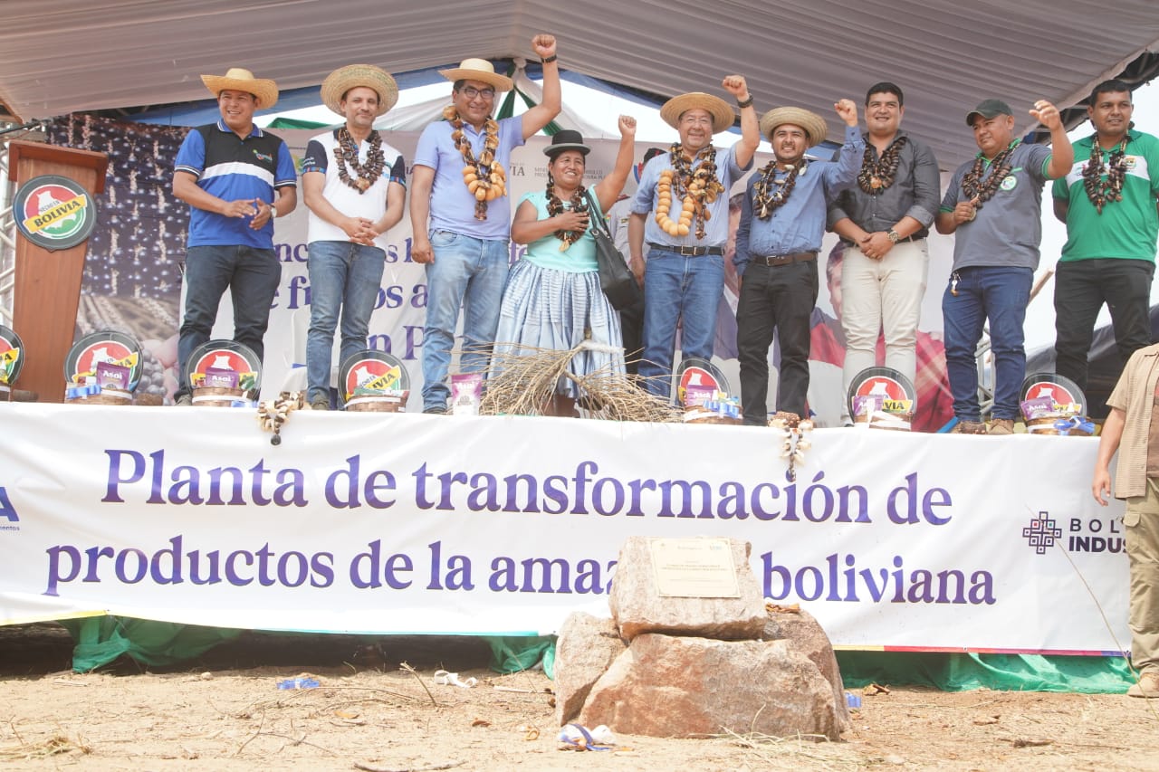 Comienza construcción de Planta Industrial de Transformación de Frutos Amazónicos en Pando, con más de Bs 94 millones de inversión