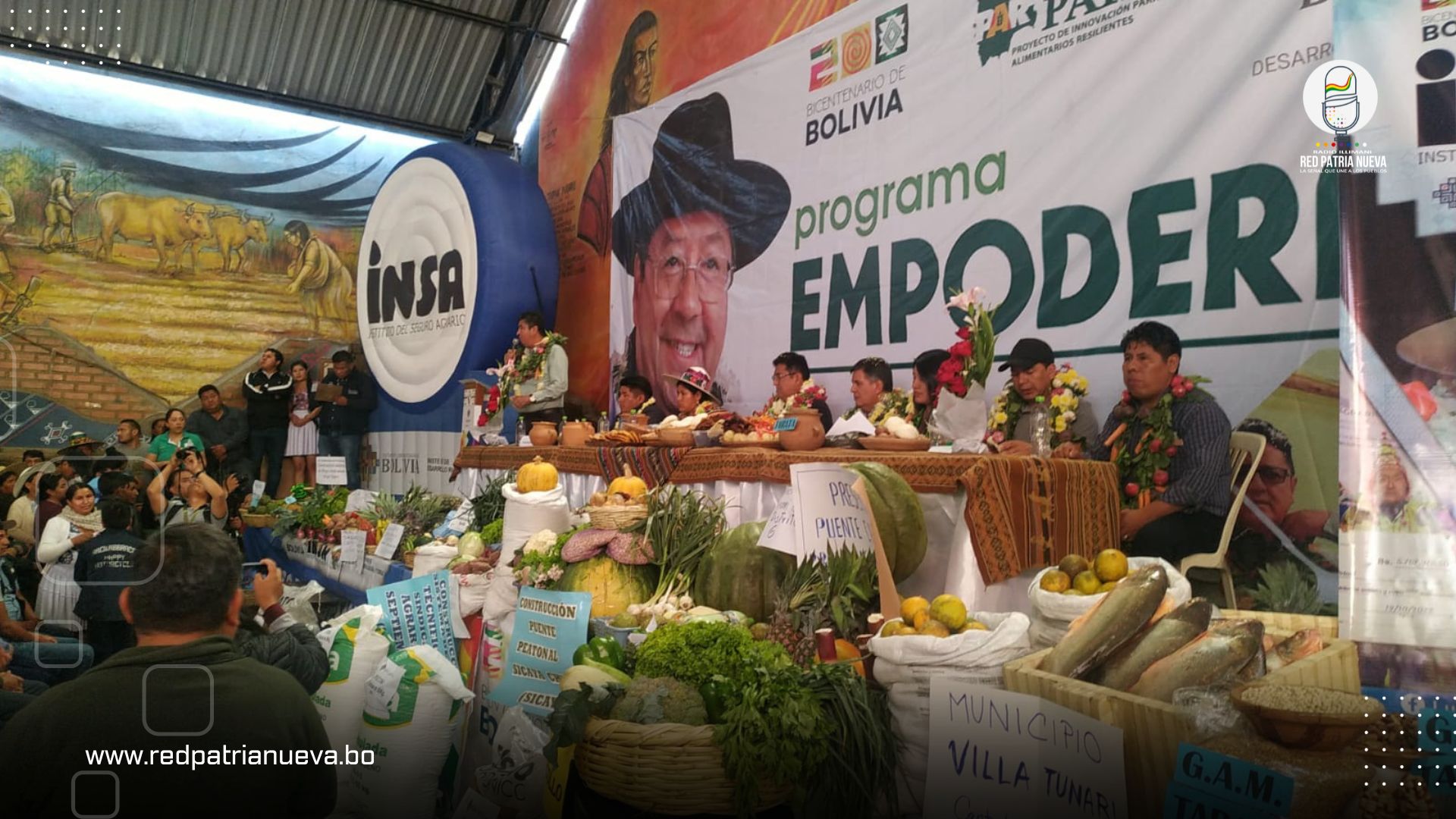 Bs 55,8 millones destinan a 45 proyectos de desarrollo agrícola y pagan Bs 2,9 millones por el seguro agrio en Cochabamba 