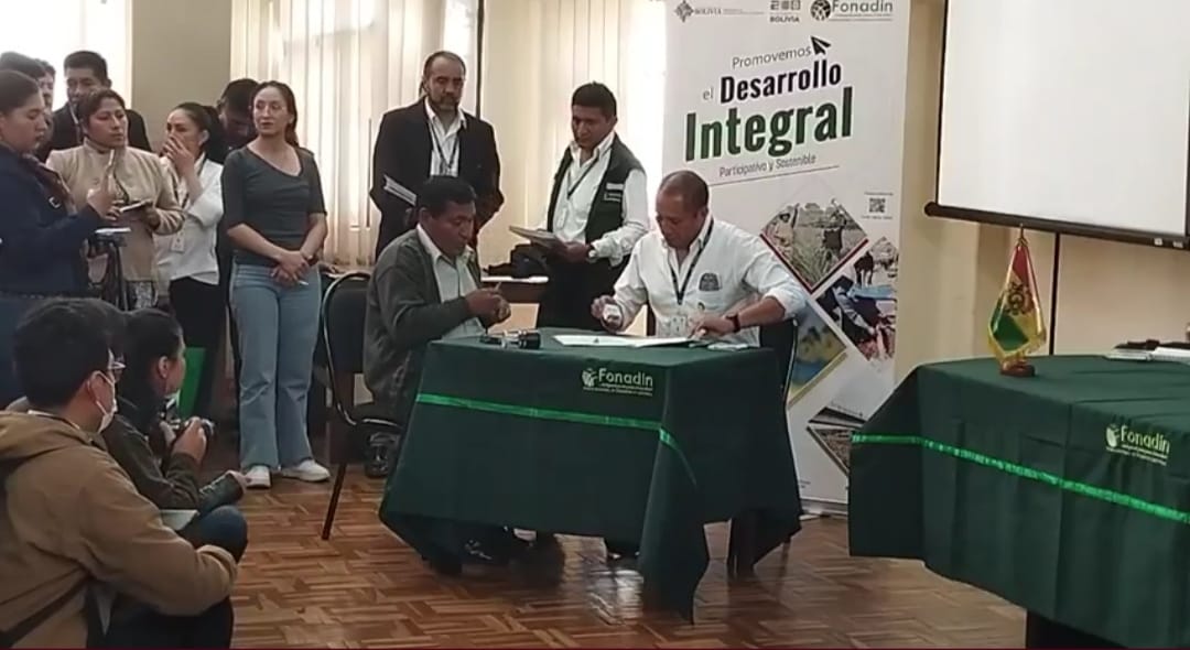 Al menos 11 municipios de La Paz se benefician con Bs 17 millones para proyectos productivos e infraestructura