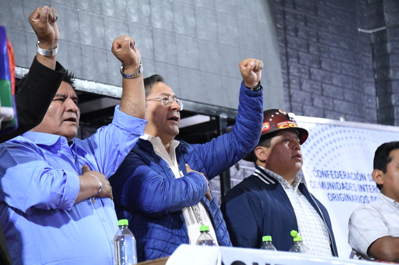 Arce: Congreso de Lauca Ñ no refleja la verdadera composición del MAS-IPSP que son las organizaciones sociales