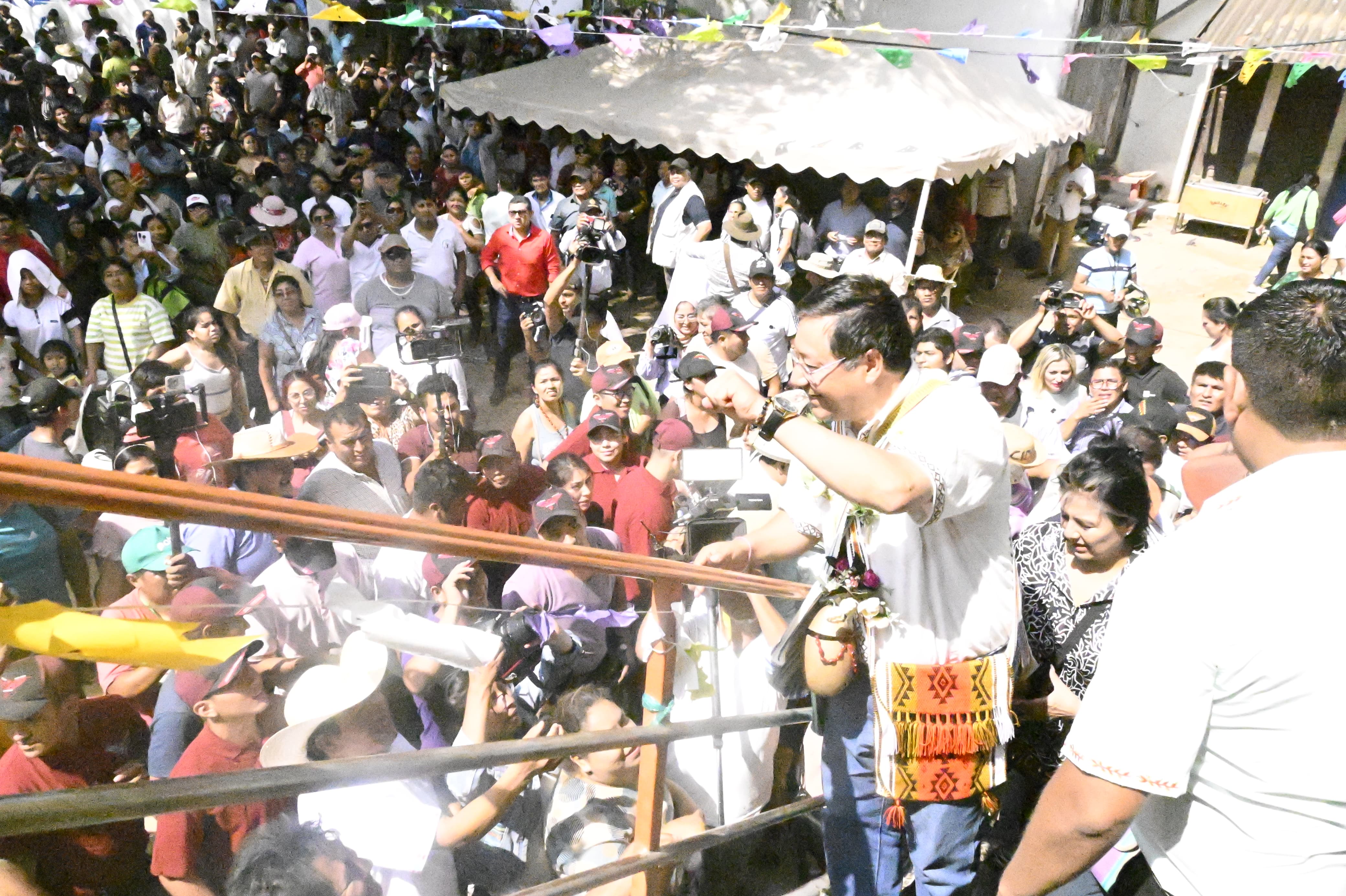 Arce ratifica compromiso de mejorar las condiciones de vida de los pueblos indígenas en el aniversario de la Cidob