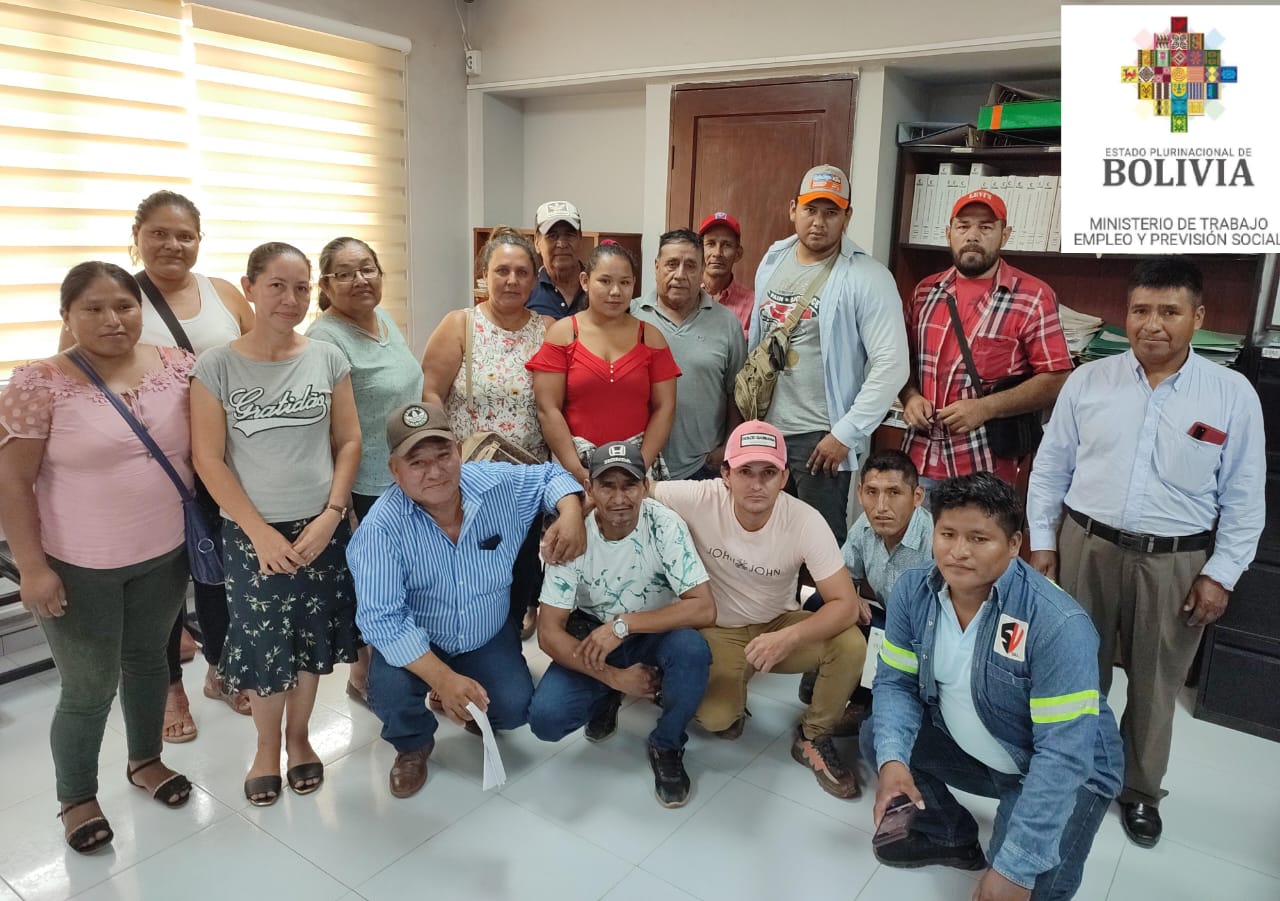 En Trinidad 30 exempleados reciben beneficios sociales gestionados por el Ministerio de Trabajo