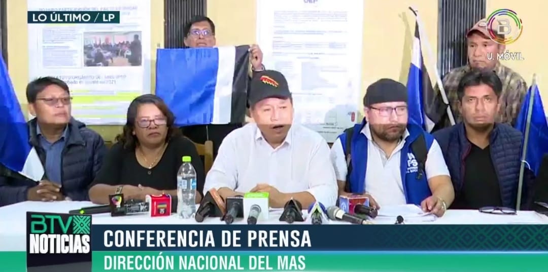 Dirección del MAS de La Paz califica de "ilegal" el congreso en Luca Ñ y llama a la unidad del Instrumento 