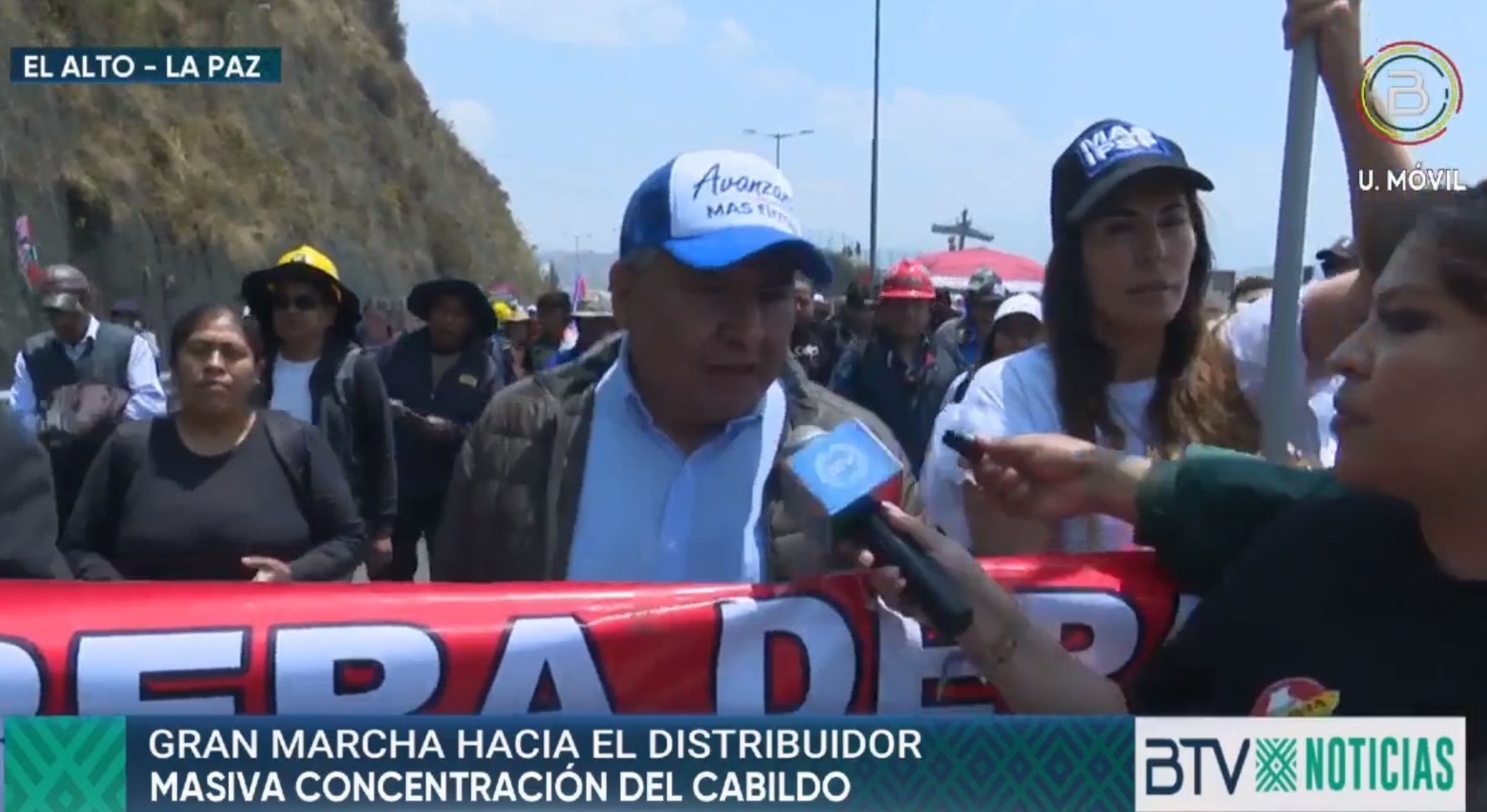 Canciller destaca convocatoria del pueblo que asiste al cabildo de El Alto