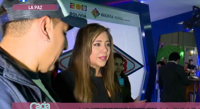 Viceministra Alcón invita a visitar la Fipaz para conocer la Bolivia industrializada que se construye