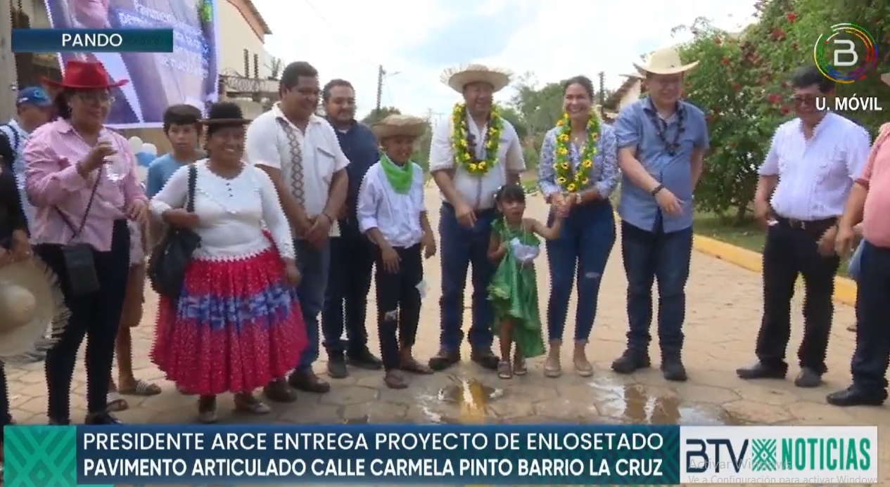 Presidente entrega paquete de obras por más de Bs 22,8 millones en Cobija