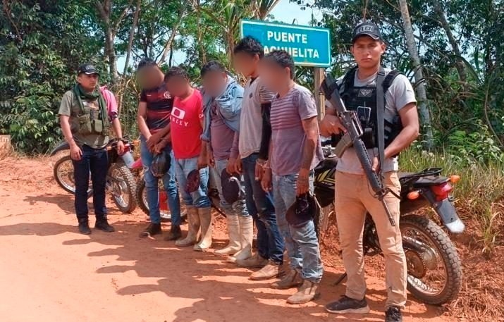 Operativo en Cobija acaba con el secuestro de 45 paquetes de droga y cinco aprehendidos