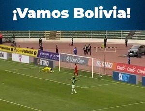 Presidente celebra el triunfo de la selección boliviana frente a Perú