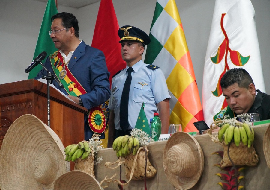 Presidente anuncia la puesta en marcha del moderno Sistema de Seguridad Ciudadana BOL-110 en Beni 