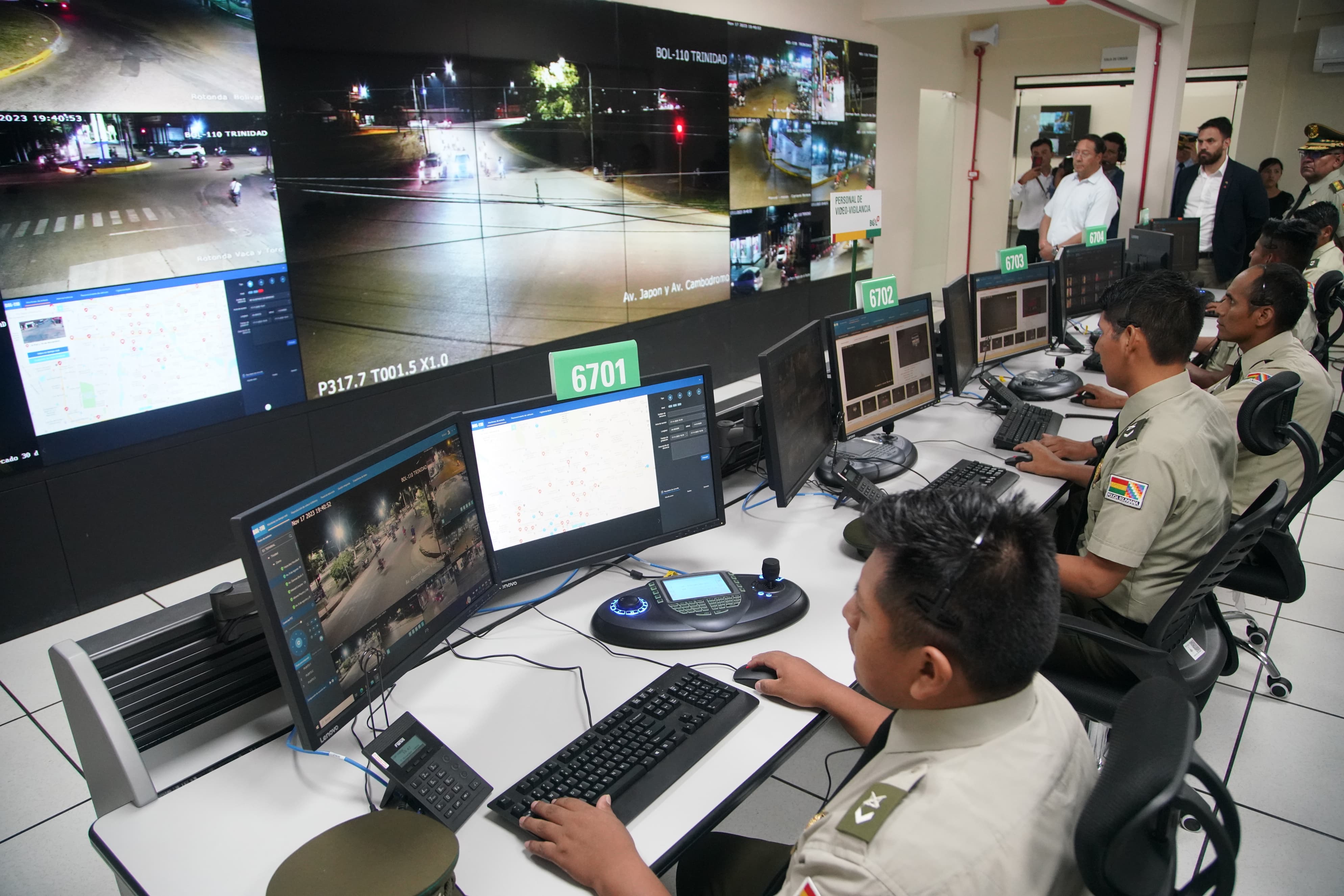 En Trinidad entra en operaciones centro de vigilancia policial para combatir la delincuencia, la inversión supera los Bs 50 millones