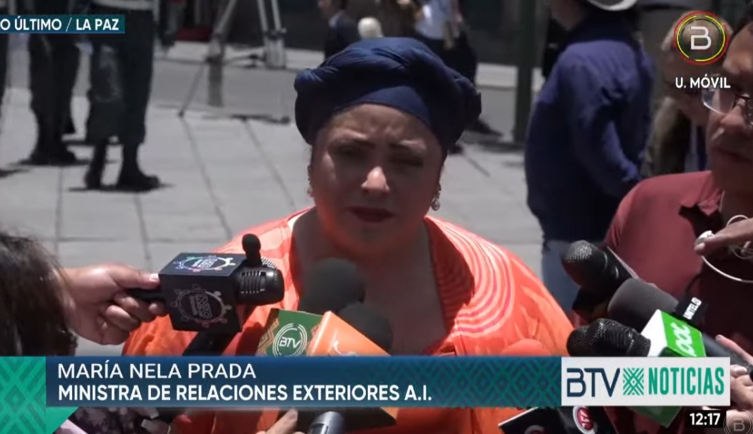 Ministra Prada celebra el Día del Himno Nacional, símbolo de la dignidad y del honor de Bolivia