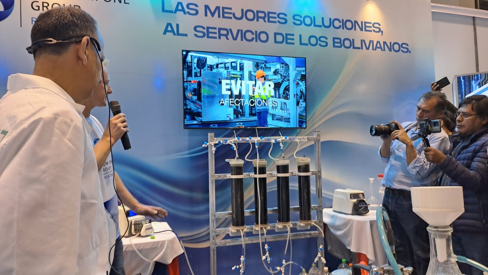 Presentan el proceso de extracción directa de litio que se aplicará en el salar de Pastos Grandes