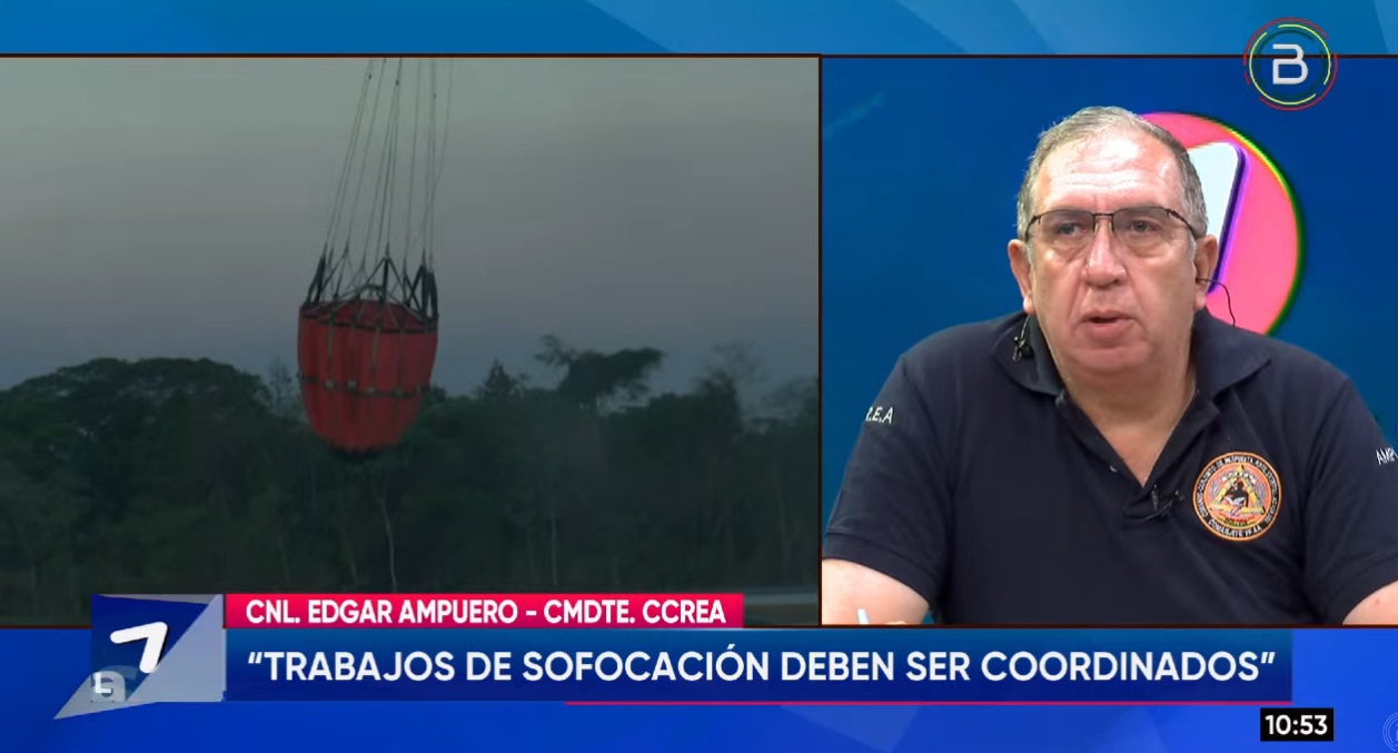 Comando define como crítica situación en el norte de La Paz por incendios, llamas alcanzan los 12 metros de altura por vientos