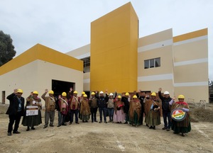 Construcción del edificio de Ibmetro tiene avance superior al 53%, sectores sociales inspeccionaron la obra