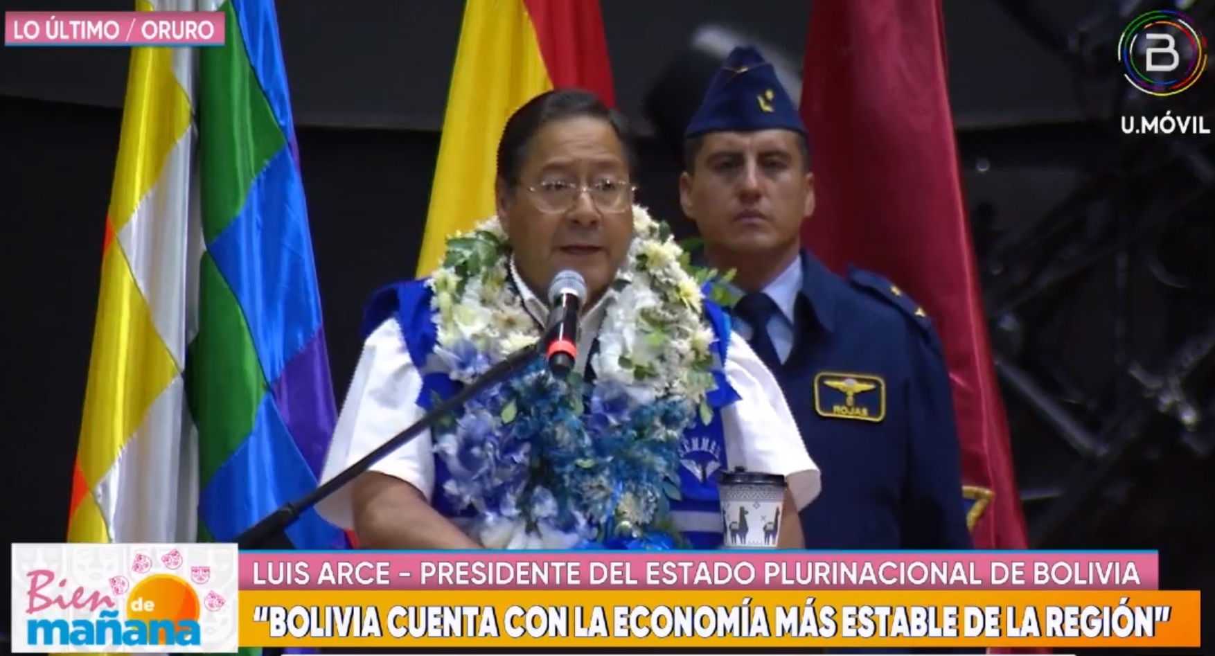 Arce destaca que la economía boliviana es la más estable de la región y una de las más sólidas en el mundo