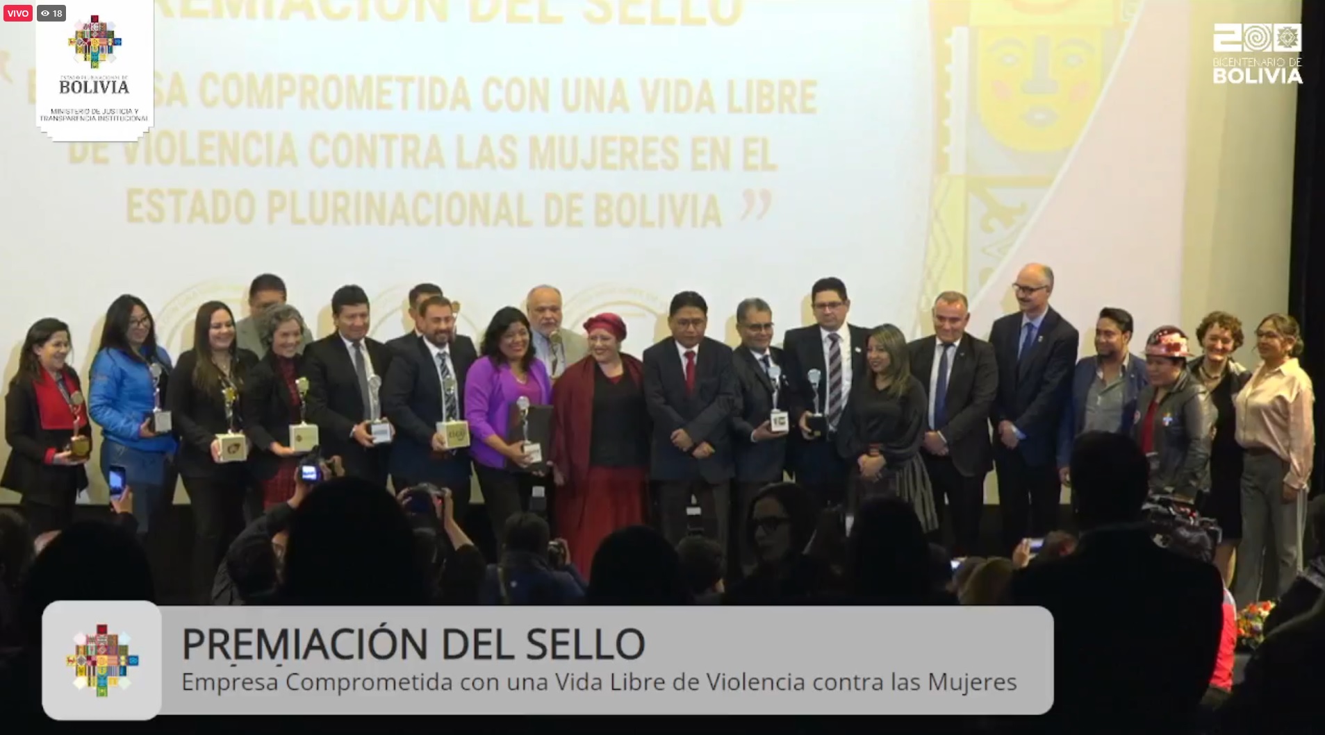 Entregan el Sello “Empresa Comprometida con una Vida Libre de Violencia contra las Mujeres” a 12 empresas privadas y públicas