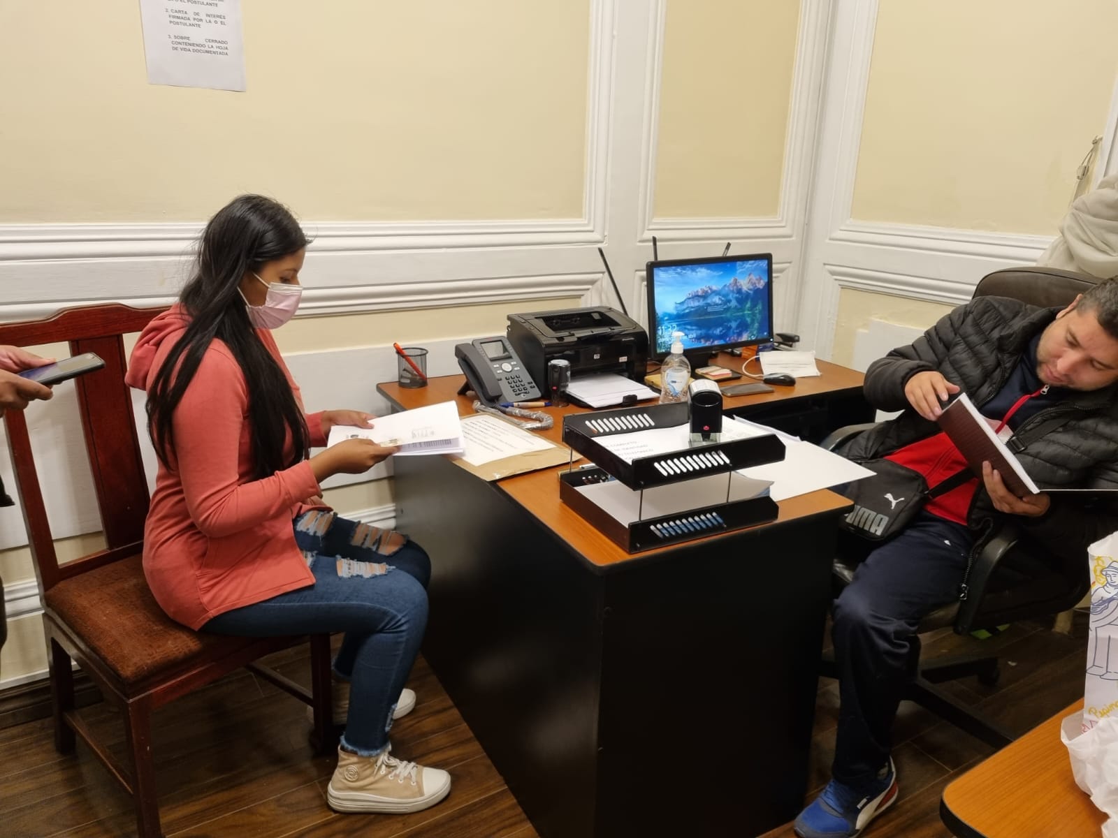 Comisión Mixta registra al primer postulante para el proceso de preselección a las judiciales