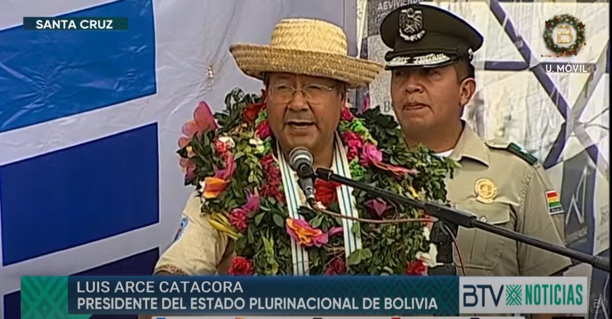 Presidente entrega paquete de obras en el municipio cruceño de El Puente por más de Bs 8,5 millones