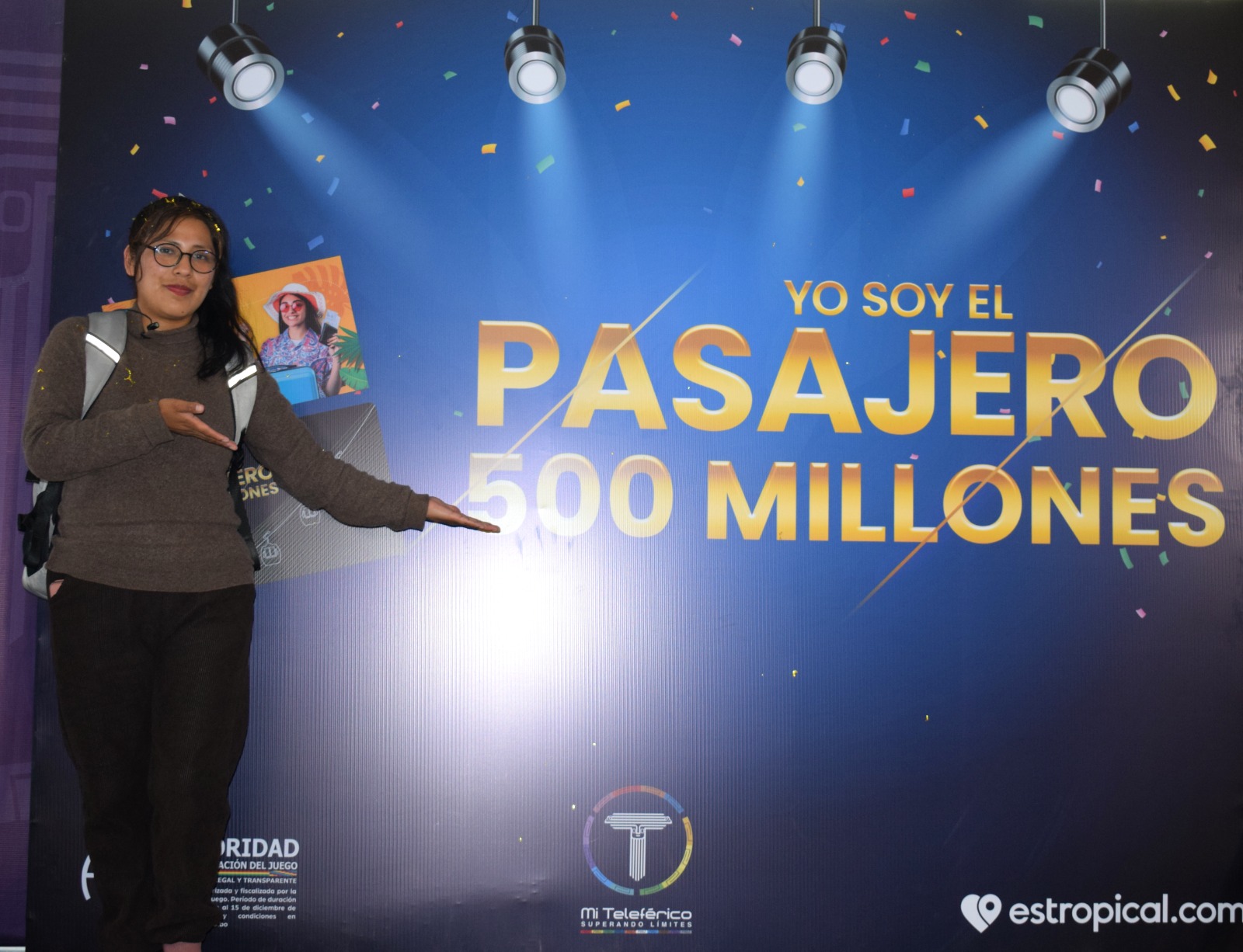 Emma Quispe Condori es la pasajera 500 millones de Mi Teleférico