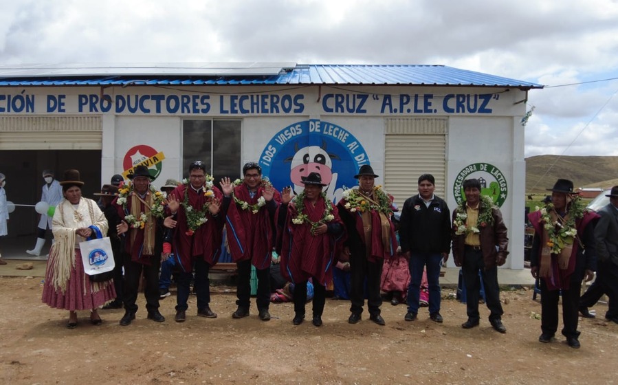 En Pucarani entregan un centro de transformación de lácteos de Bs 615.093 para fortalecer la producción lechera