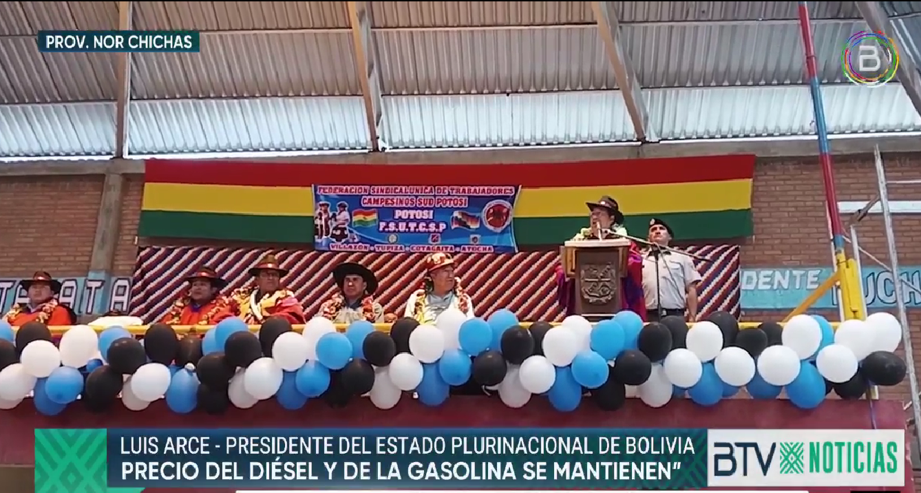 Arce garantiza subsidio a los combustibles “mientras tengamos el físico económico para hacerlo”