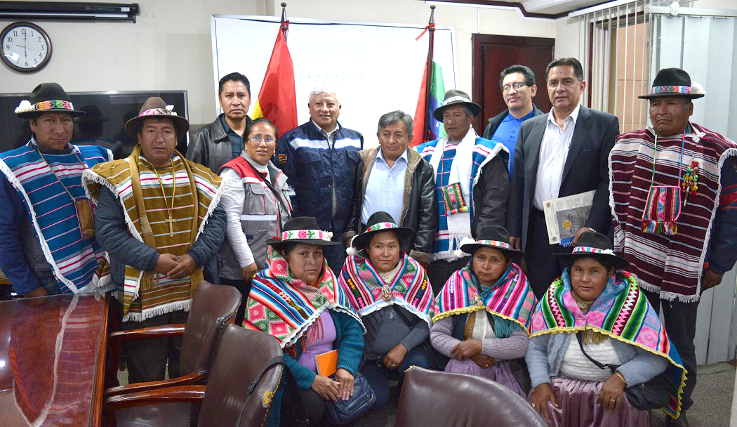 Comunidad Chimpaya cede 55 hectáreas de terreno para la planta refinadora de zinc en Potosí