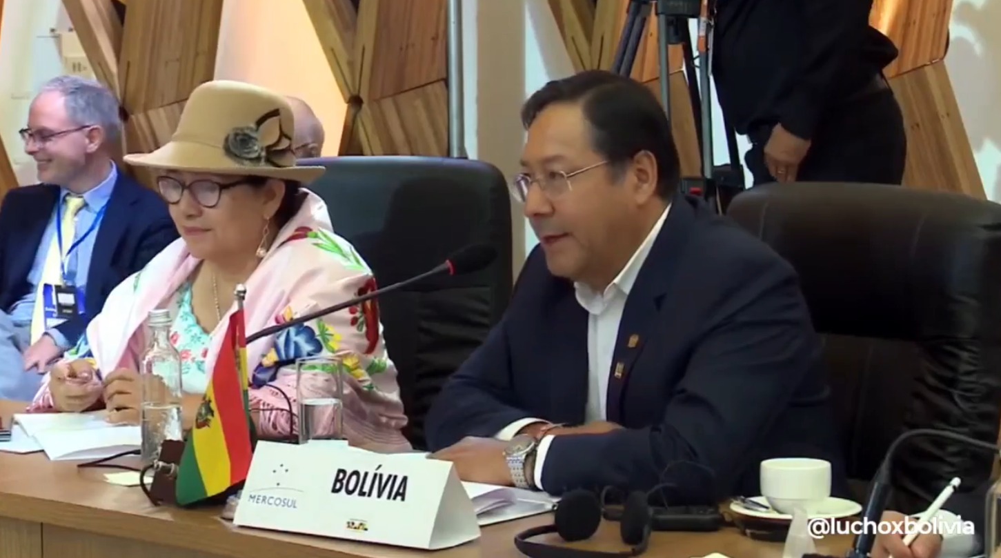 Arce agradece aprobación de ingreso pleno de Bolivia al Mercosur, dice que “era un anhelo desde hace muchos años”