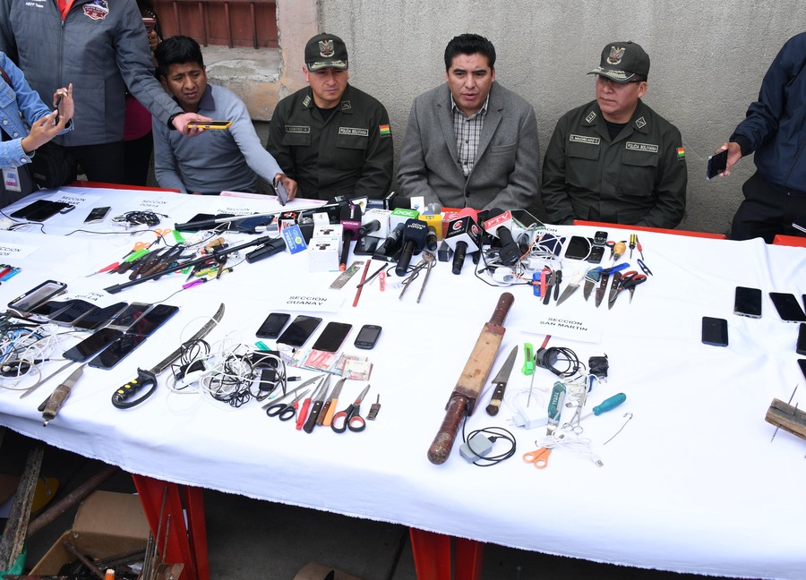 Secuestran “objetos prohibidos” en el penal de San Pedro de La Paz tras requisa sorpresa