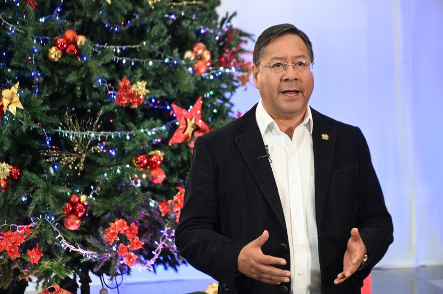 Arce destaca la estabilidad y apunta a centrar esfuerzos en la industrialización para sentar las bases de la nueva Bolivia