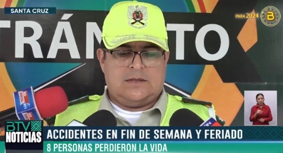 Ocho personas fallecen en accidentes de tránsito en Santa Cruz el fin de semana y feriado de Navidad