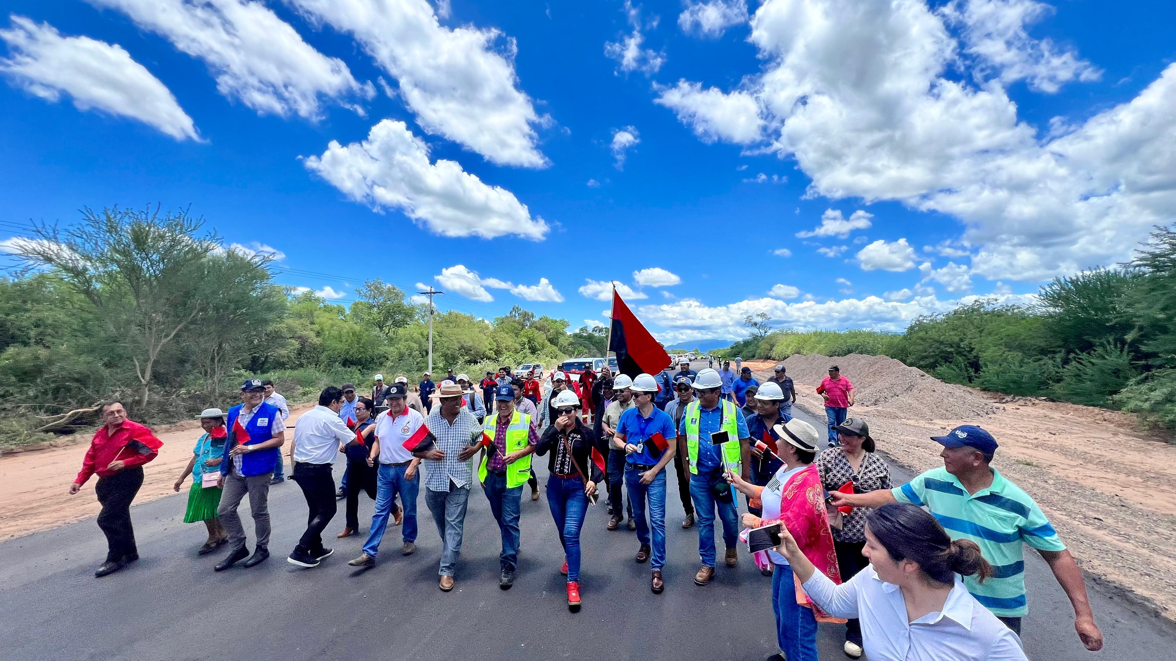 Habilitan tramo Villa Montes-La Vertiente-Palo Marcado en la región del Gran Chaco
