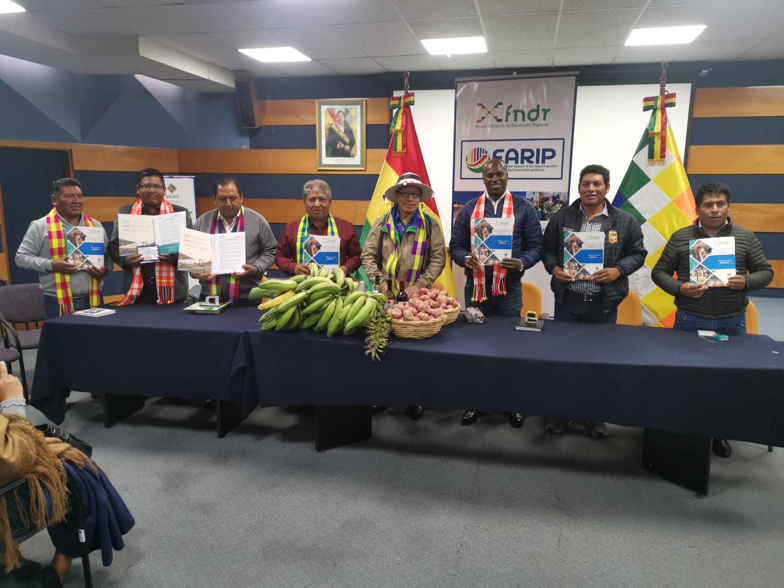 El FNDR aprueba Bs 22 millones de financiamiento para municipios de La Paz, Cochabamba, Tarija y Potosí