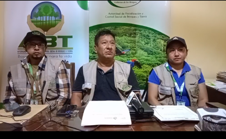 ABT presenta denuncia penal contra cuatro presuntos infractores en Palos Blancos