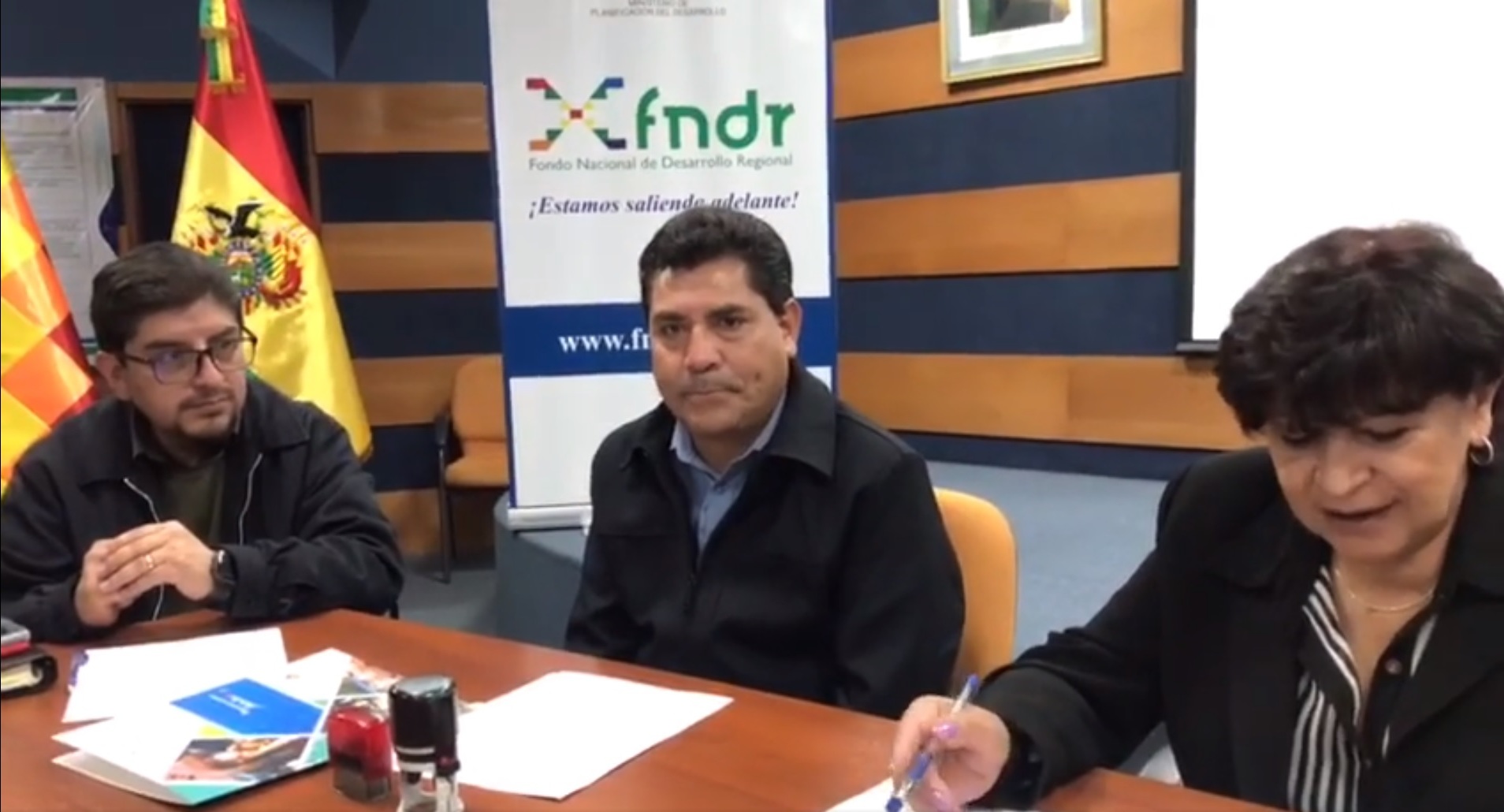Arani accede a Bs 7 millones de financiamiento del FNDR para el pavimentado de calles