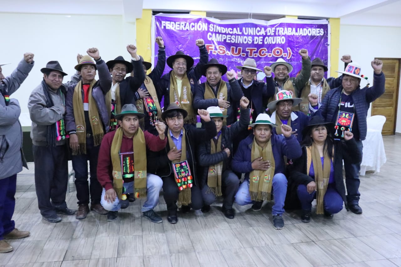 Arce asegura que las organizaciones sociales son pilares de la democracia