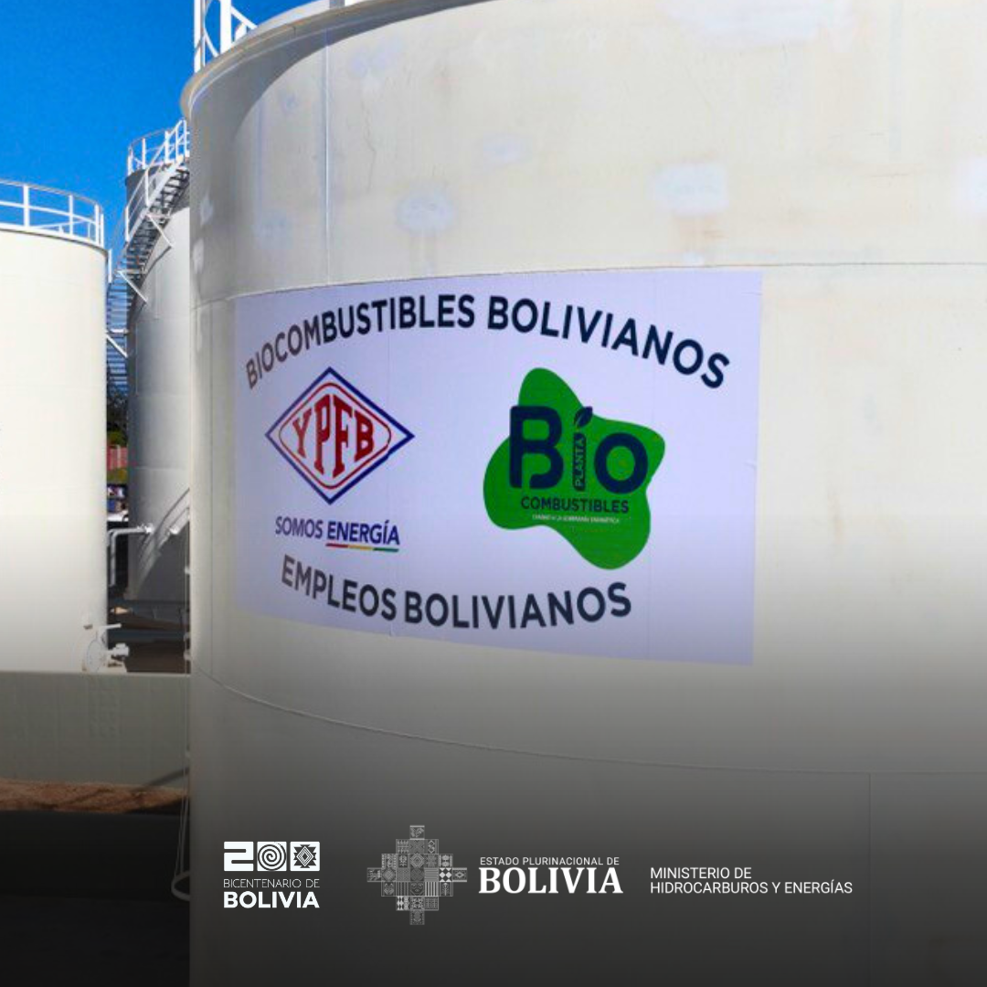 Destacan que Bolivia avanza hacia la suficiencia energética con primera Planta de Biodiésel