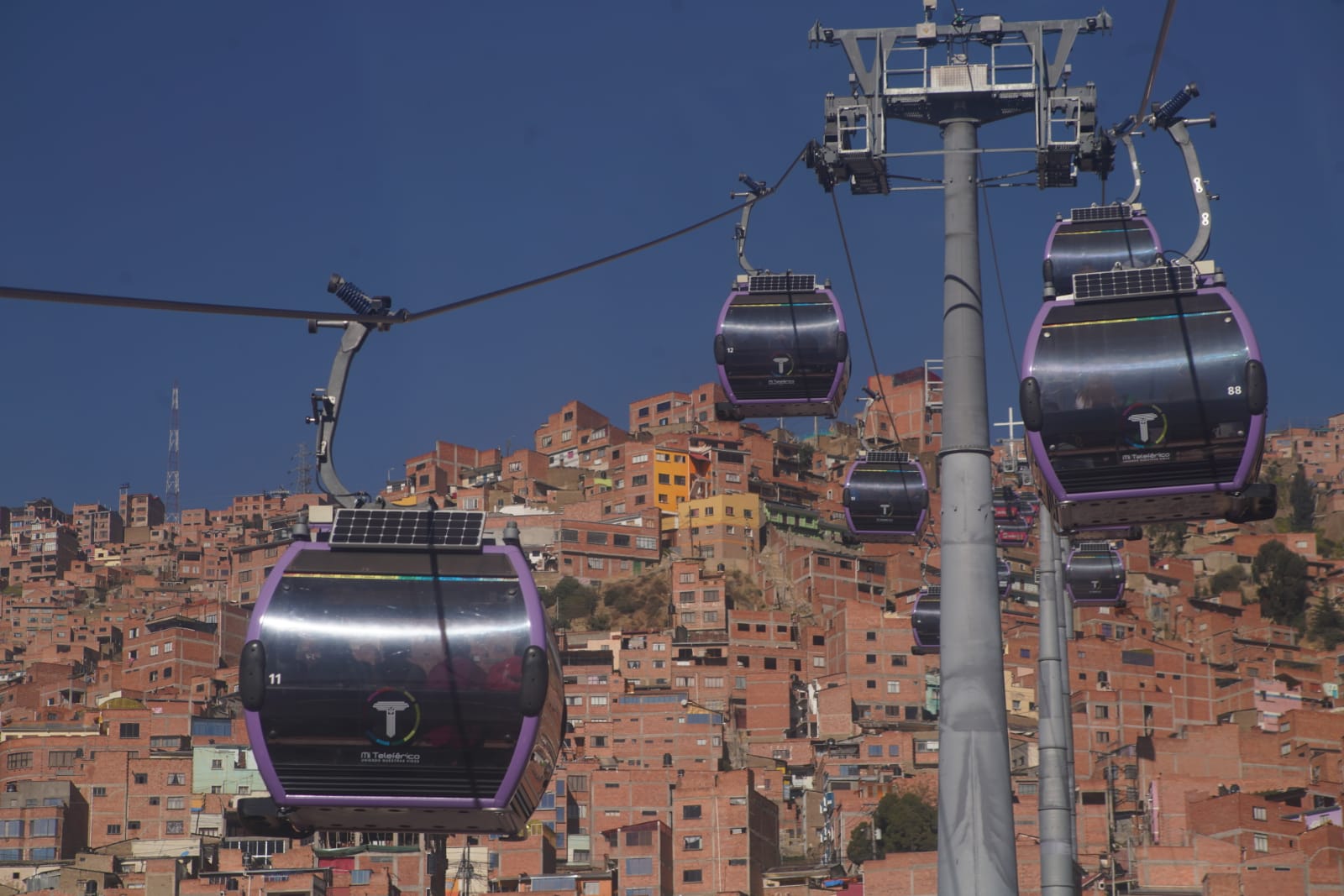 Mi Teleférico proyecta unir la línea Morada y el aeropuerto de El Alto con buses eléctricos