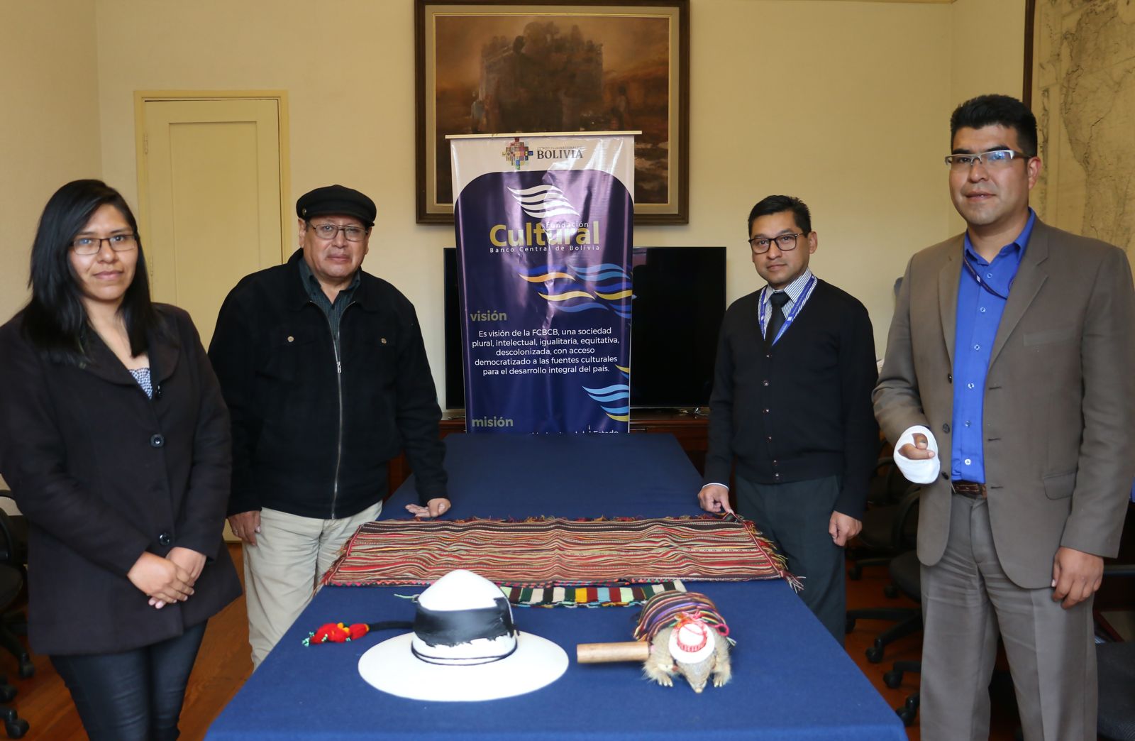 Fiscalía nombra a la Fundación Cultural del BCB custodia de los instrumentos recuperados de Jach’a Mallku