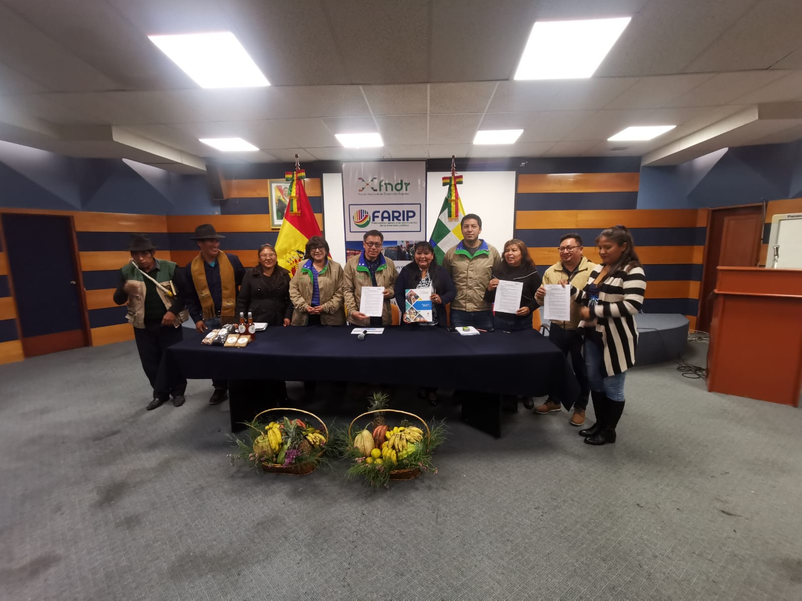 Teoponte accede a Bs 2,5 millones de crédito del FNDR para la compra de maquinaria