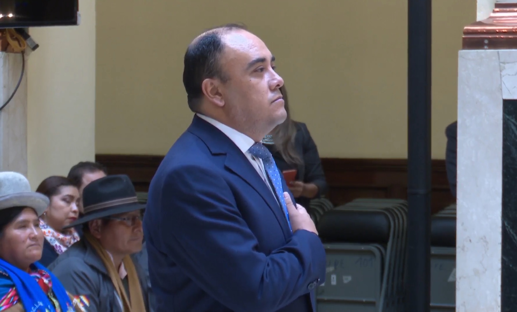 Gustavo Ávila reemplaza a Chuquimia, Choquehuanca pide consolidar un TSE transparente e imparcial