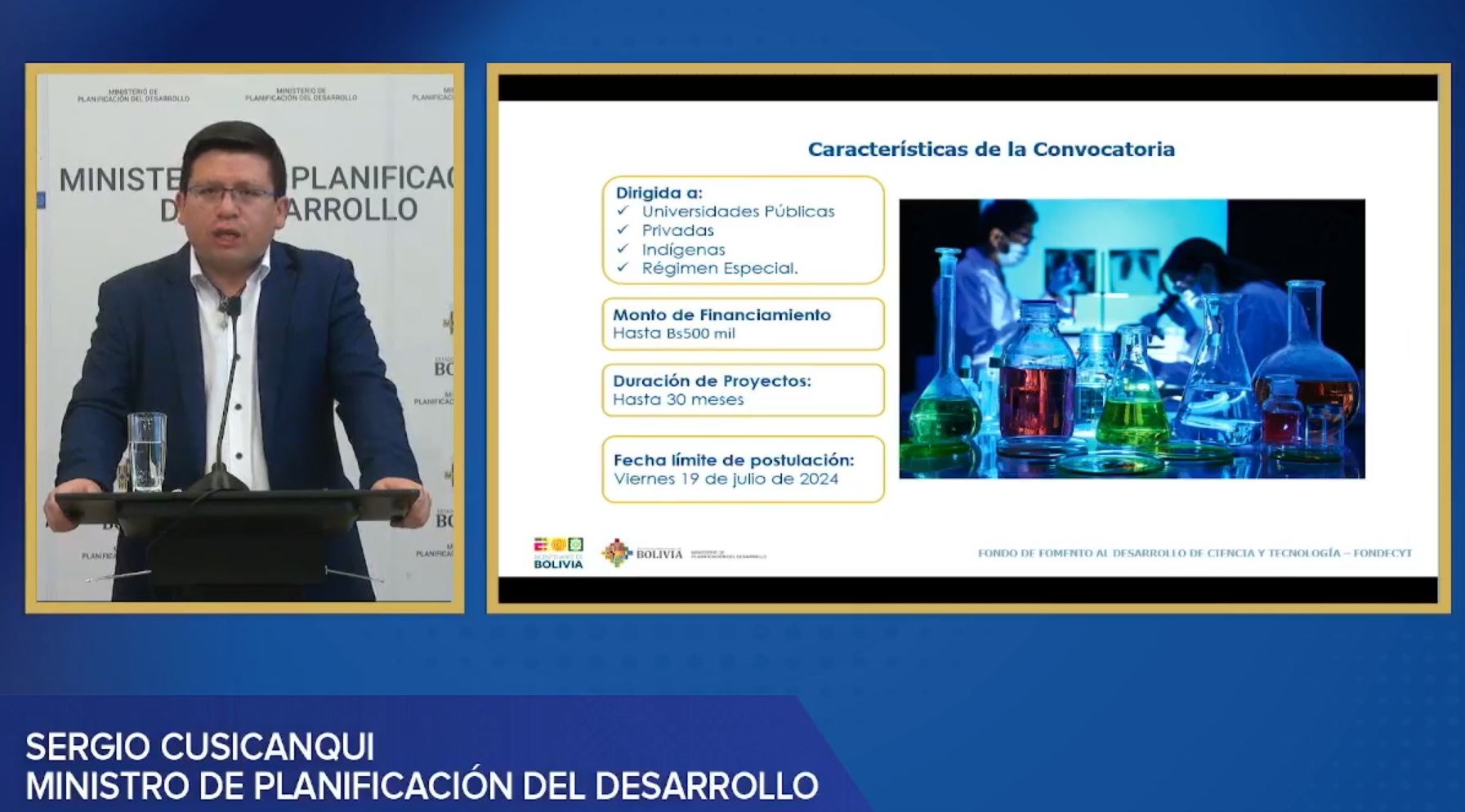 Lanzan fondo para financiar proyectos de investigación universitaria con hasta Bs 500.000