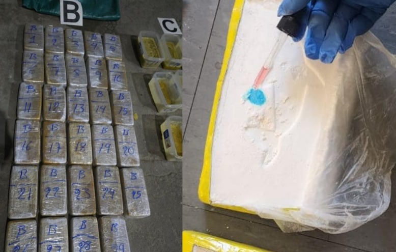 Fuerza antidroga secuestra más de 150 kilos de droga y aprehende a dos hombres y una mujer 