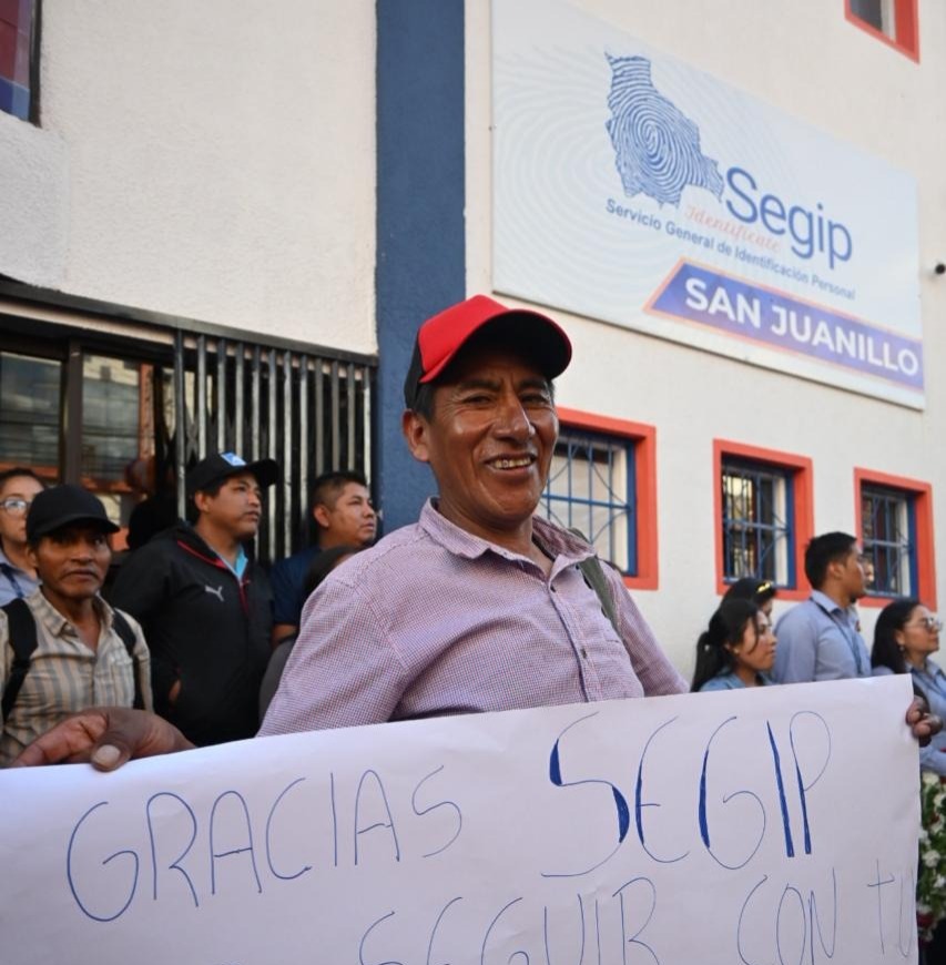 En Sucre inauguran nueva oficina del Segip con capacidad de emitir 10.800 cédulas al mes 